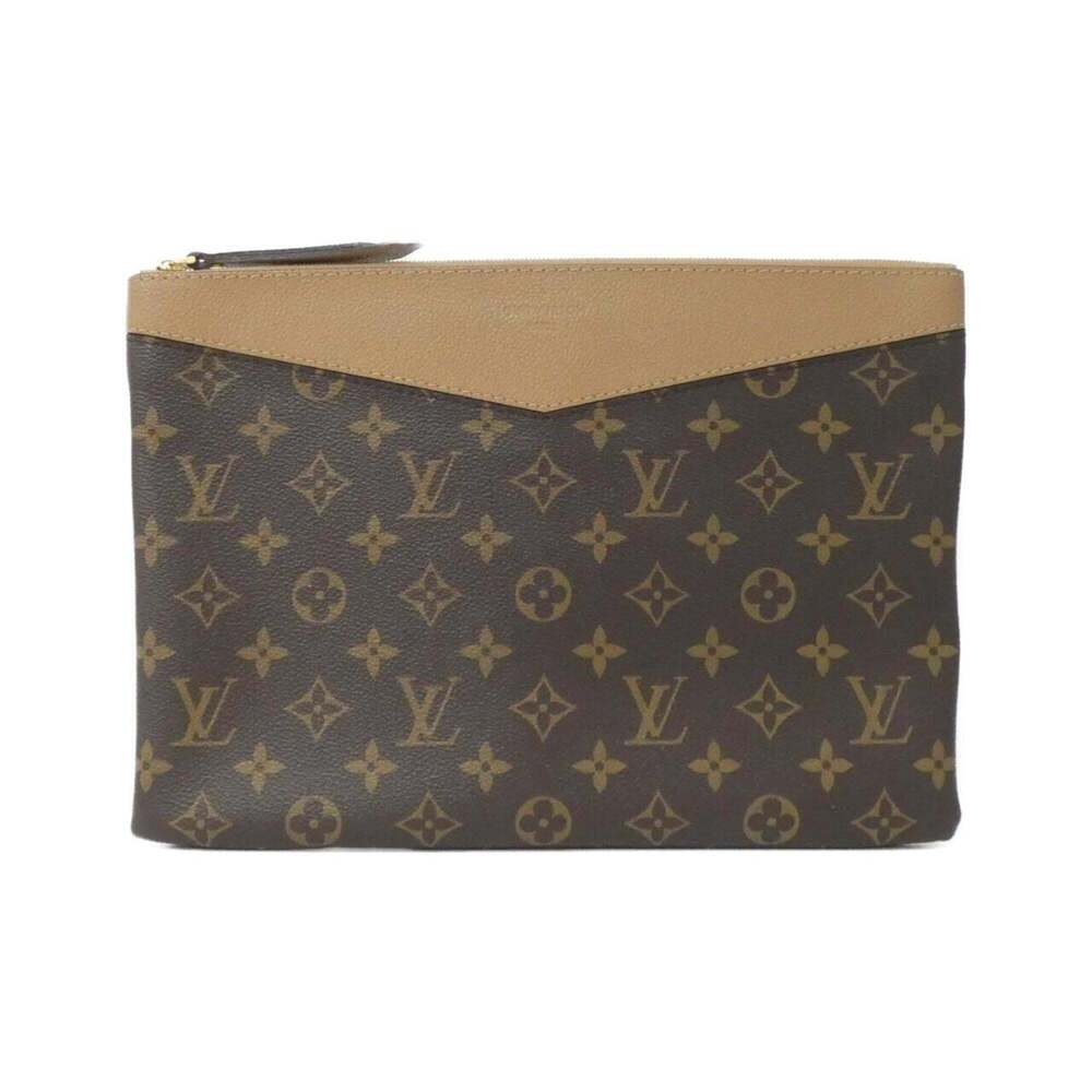LOUIS VUITTON Brown Monogram Pouch - Picture 1 of 5